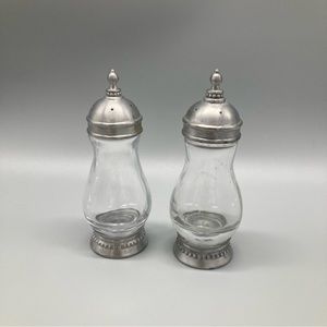 Salt & Pepper Shakers Astoria (Stainless, Hollowware) by SOUTHERN LIVING
